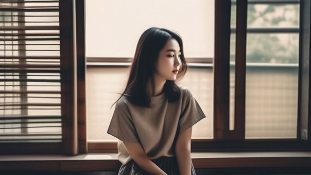 점심시간에 공원에서 책을 읽는 한국인 직장인