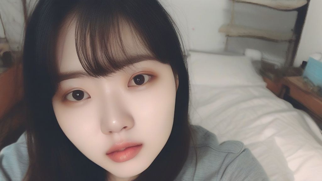 책상 위에 놓인 노트북, 뜨개질 도구, 식물 화분 등 다양한 취미 용품들이 조화롭게 배치된 모습