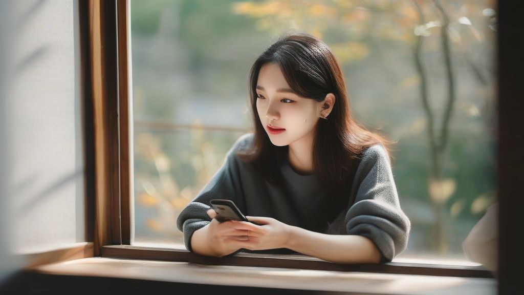 한국 가정집 주방에서 핸드드립 커피를 내리는 모습