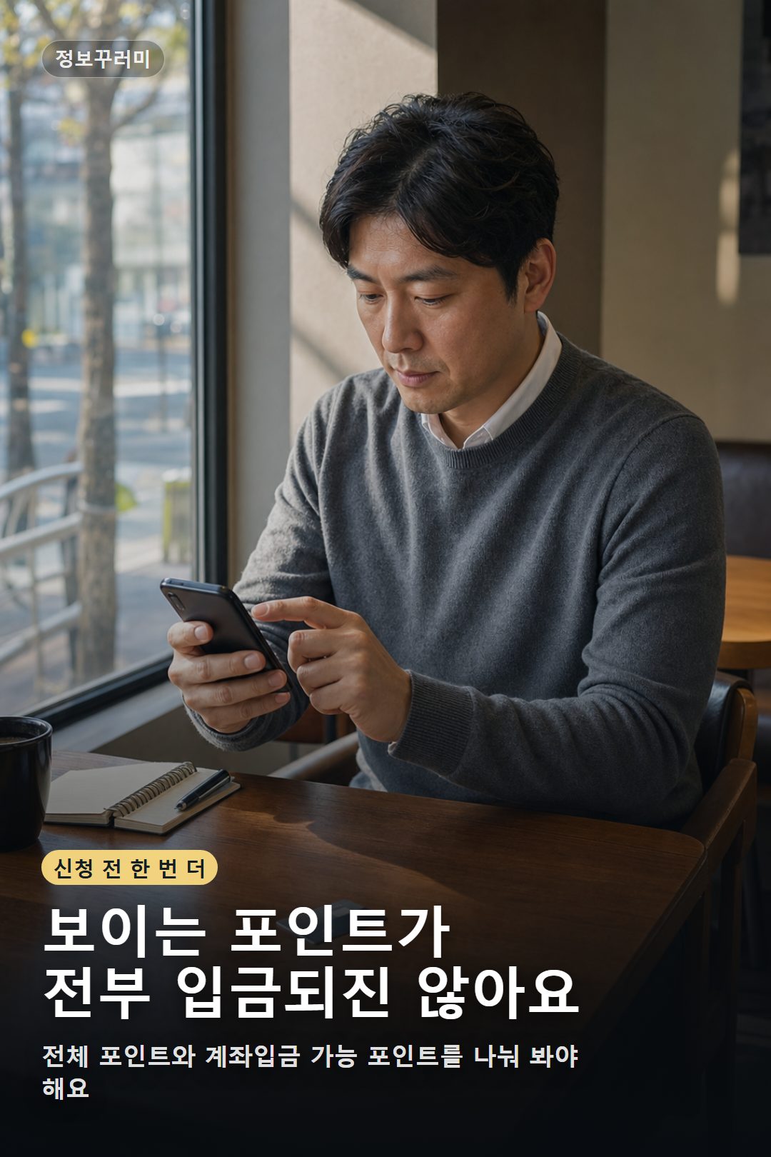카드포인트 계좌입금 전 금액 확인